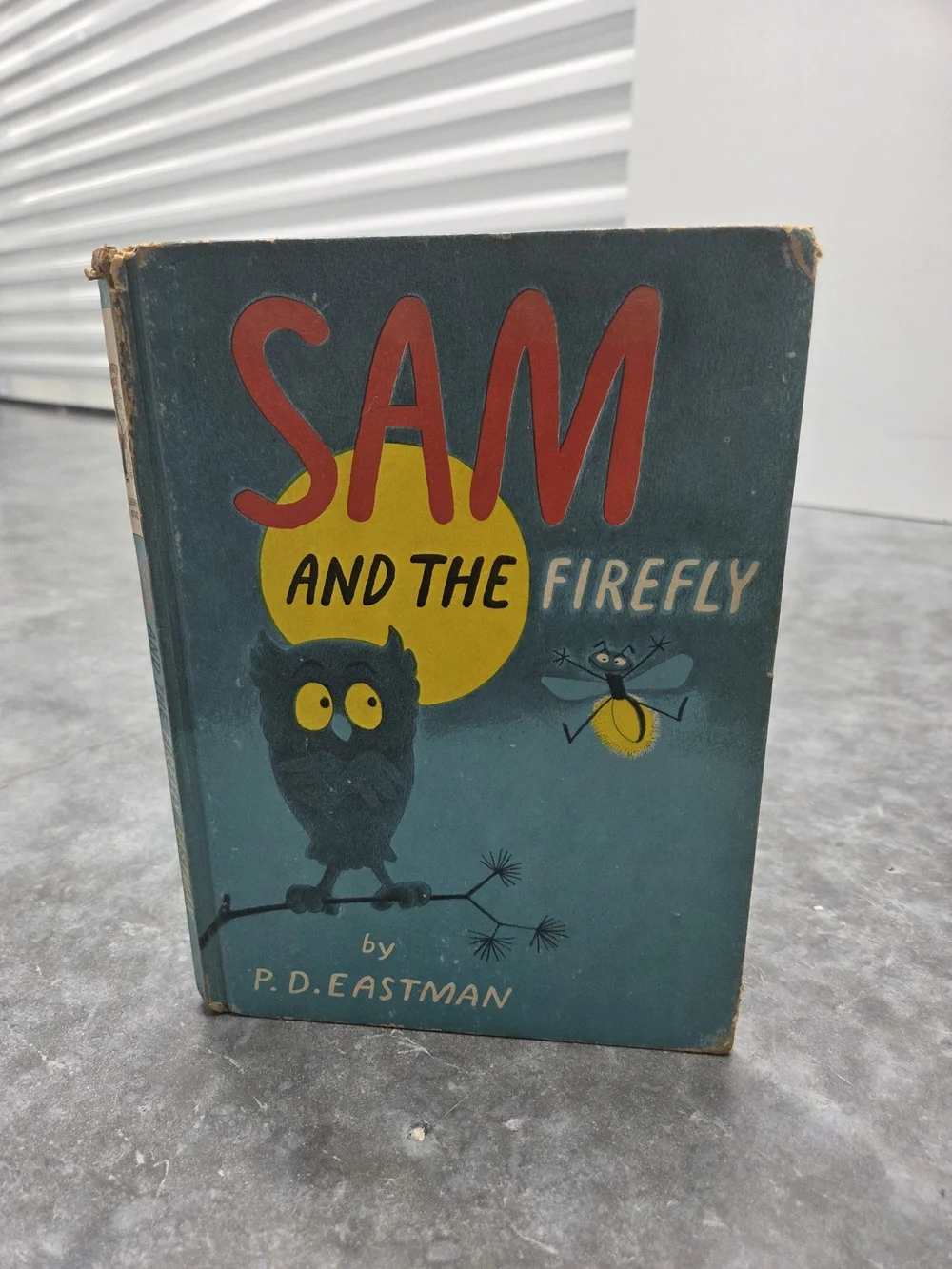 Sam and the Firefly Vintage Children's Book - Teal, Yellow, Red